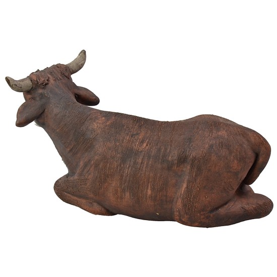 Bue sdraiato per statue 15 cm Mondo Presepi