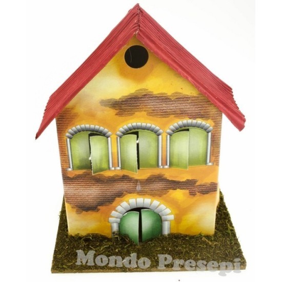 Casa cm 13x9x15h Mundo Belenes