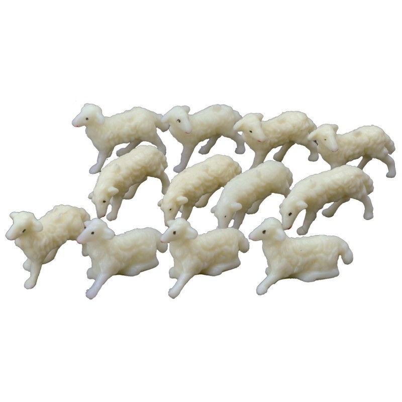 copy of Set of 4 sheep for statues 4 cm