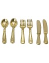 Set di posate in metallo 6 pezzi cm 2 Mondo Presepi