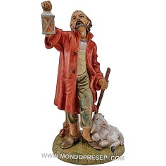 Pastor con linterna 30 cm Lux Euromarchi Mundo Pesebres