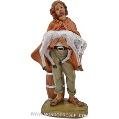 Pastor con oveja en los brazos 30 cm Lux Euromarchi Mundo