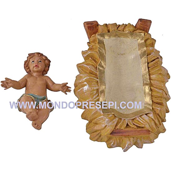 Natividad Lux cm 30 conjunto de 5 figuras Euromarchi Mundo Pesebres