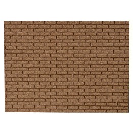 Pannello di sughero a mattoni grandi cm 33x25x1