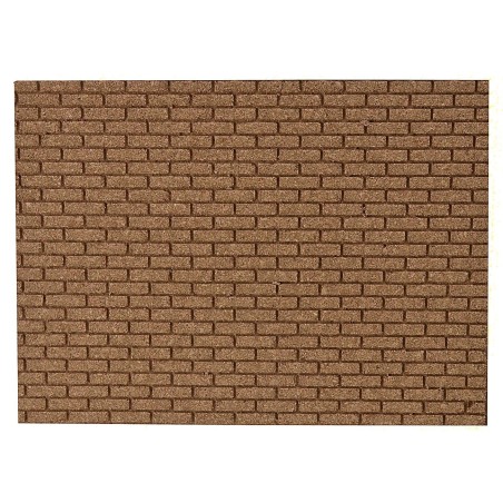 Pannello di sughero a mattoni grandi cm 33x25x1 Mondo Presepi