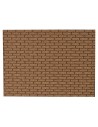 Cork panel with large bricks 33x25x1 cm