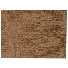 Panel de corcho de 33x25x1 cm con ladrillos irregulares