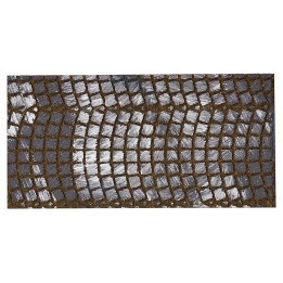 Panel de corcho coloreado con forma de adoquines de 25x12x1 cm.