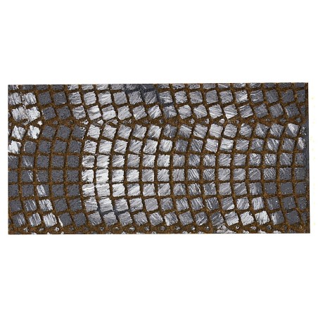 Pannello colorato in sughero a sampietrini cm 25x12x1