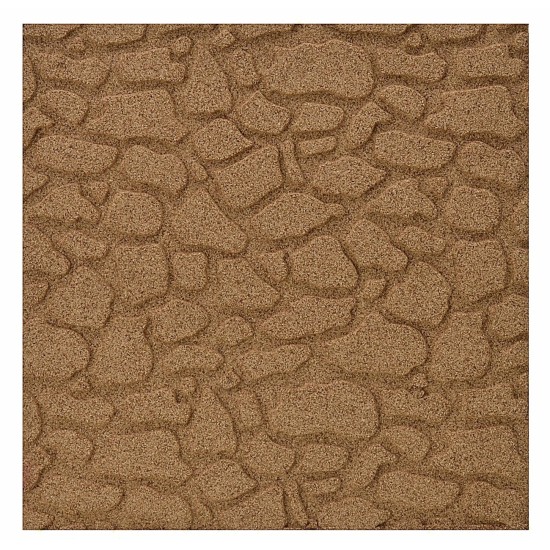 Panel de corcho con piedras grandes de 24,5x24,5x1 cm.