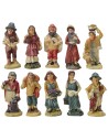 Set 10 statue 5 cm in resina