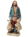 Pastore con pecore in resina cm 20 Mondo Presepi