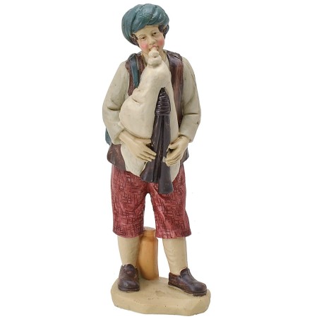 Zampognaro palestinese in resina cm 20 Mondo Presepi