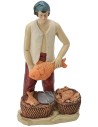 Pescivendolo in resina cm 20 Mondo Presepi