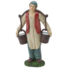 Acquaiolo in resina cm 20 Mondo Presepi