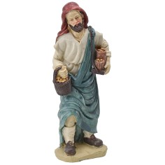 Venditore in resina cm 20 Mondo Presepi