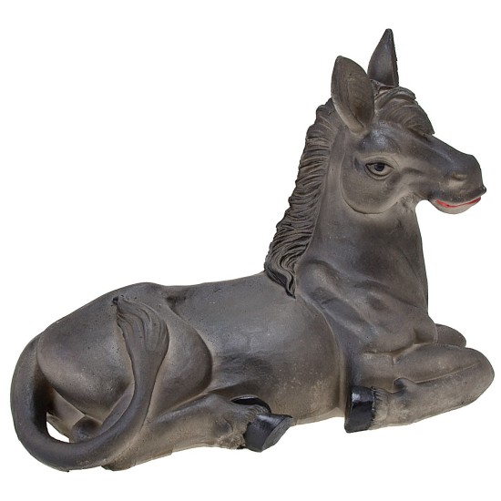 Asino seduto in resina per statue da 40 cm