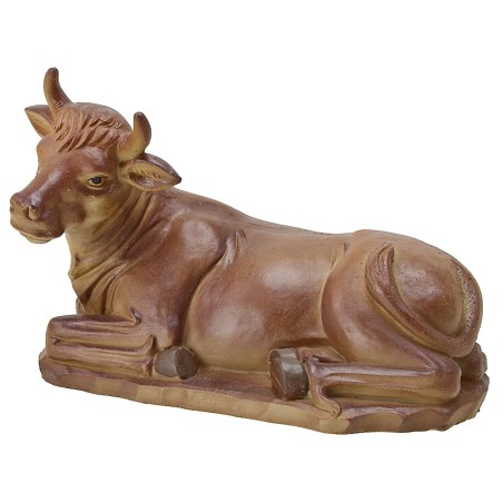 Bue seduto in resina per statue da 40 cm