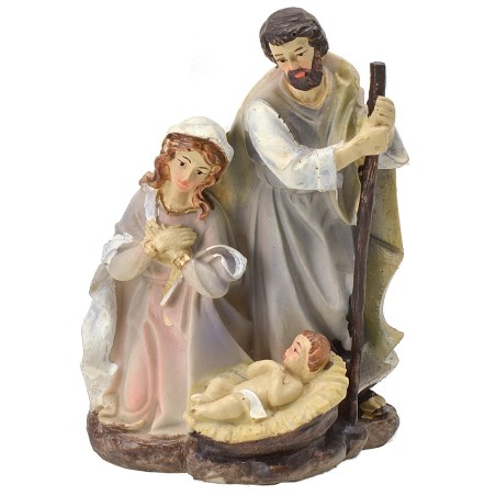 Natività monoblocco in resina cm 10x8x14,5 h