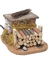 Topolini in movimento dalla legnaia cm 10x13,5x9 h Mondo Presepi