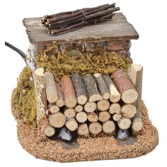 Topolini in movimento dalla legnaia cm 10x13,5x9 h