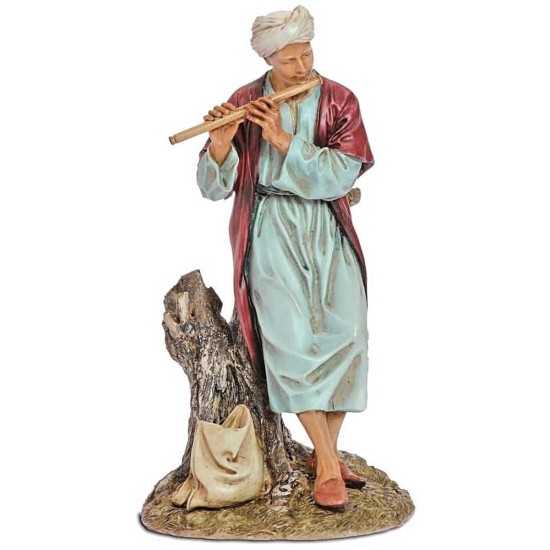 Flautista Oriental Landi Moranduzzo 20 cm en resina
