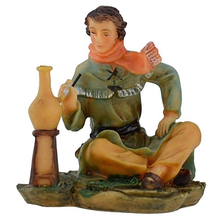 Decoratore di vasi in resina serie12 cm Mondo Presepi