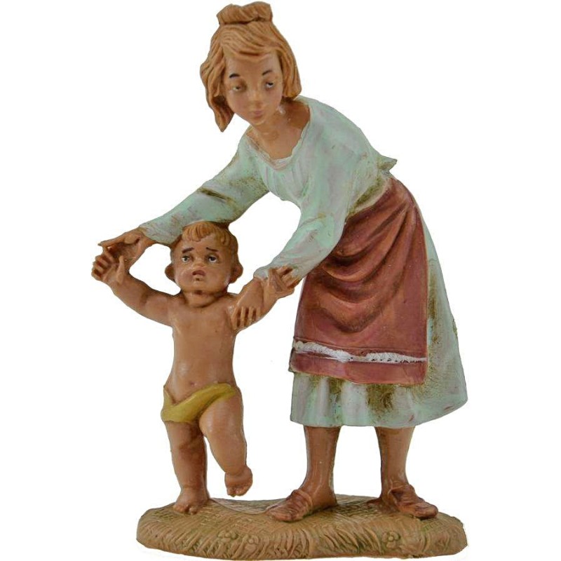 Mum with child 10 cm Fontanini
