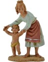 Mamma con bambino 10 cm Fontanini Mondo Presepi