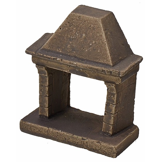 Caminetto in resina cm 7x3,2x8 h