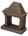 Caminetto in resina cm 7x3,2x8 h Mondo Presepi