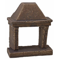Caminetto in resina cm 7x3,2x8 h Mondo Presepi
