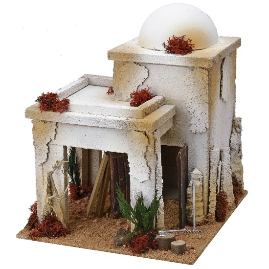 Taller árabe para carpintero de 23x22x27 cm de altura, madera.