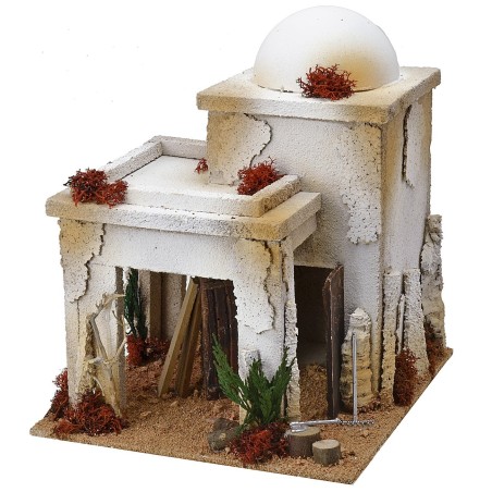 Taller árabe para carpintero de 23x22x27 cm de altura, madera.