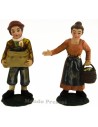 Conjunto de 2 niños con cestas