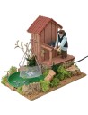 Fisherman with moving balance cm 26x16,5x21 h