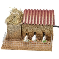 Papere da cortile in movimento cm 14x12x8,5 h 2