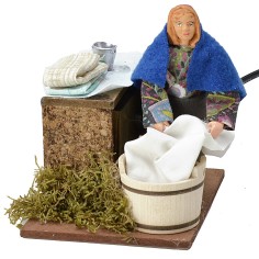 Lavandaia 12 cm in movimento cm 9x11x12 h