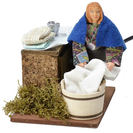 Lavandaia 12 cm in movimento cm 9x11x12 h