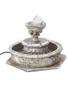 Circular resin fountain with functioning water movement cm