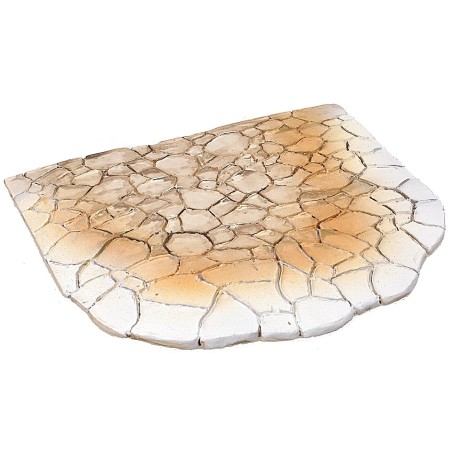 Resin paving for square with stone effect cm 24,5x23,5x0,9 h