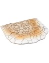 Pavimento de resina para plaza efecto piedra cm 24,5x23,5x0,9 h