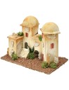 Minarete con cúpulas y escalera de 20x12x15 cm de altura para