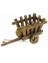 Carro in legno con fascina