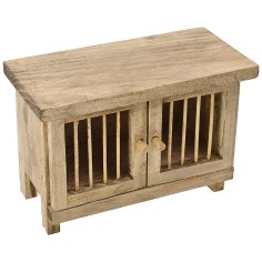 Wooden cage for country animals cm 10x5x7 h.