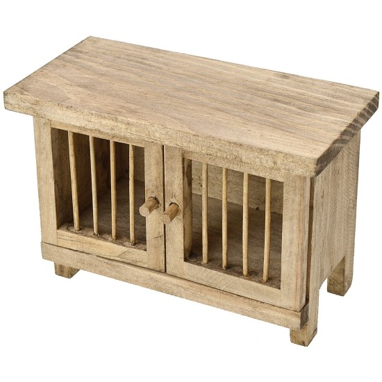 Wooden cage for country animals cm 10x5x7 h.