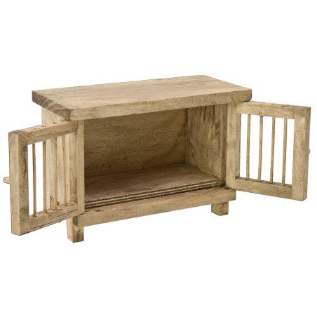 Jaula de madera para animales de campo de 10x5x7 cm de alto. Mundo