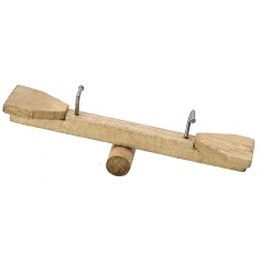 Dondolino in legno basculante cm 10x2,5x3,5 h