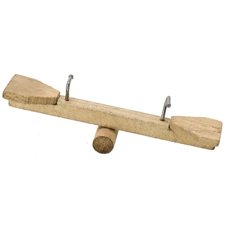 Dondolino in legno basculante cm 10x2,5x3,5 h