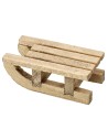 Slitta in legno cm 1,5x3x1,1 h Mondo Presepi